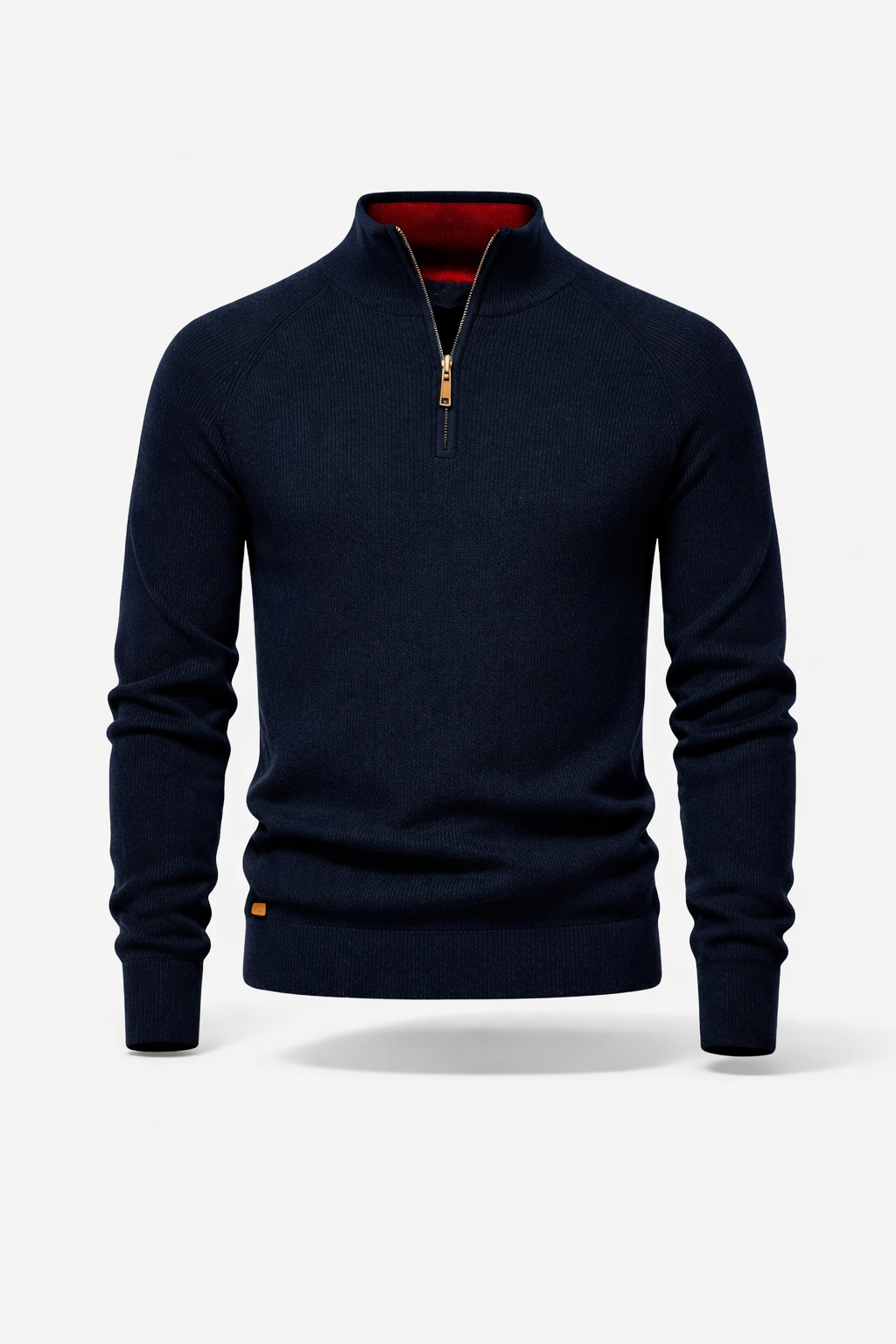 HALBZIP-STRICKPULLOVER