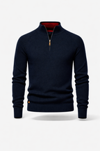 HALBZIP-STRICKPULLOVER