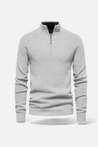 HALBZIP-STRICKPULLOVER