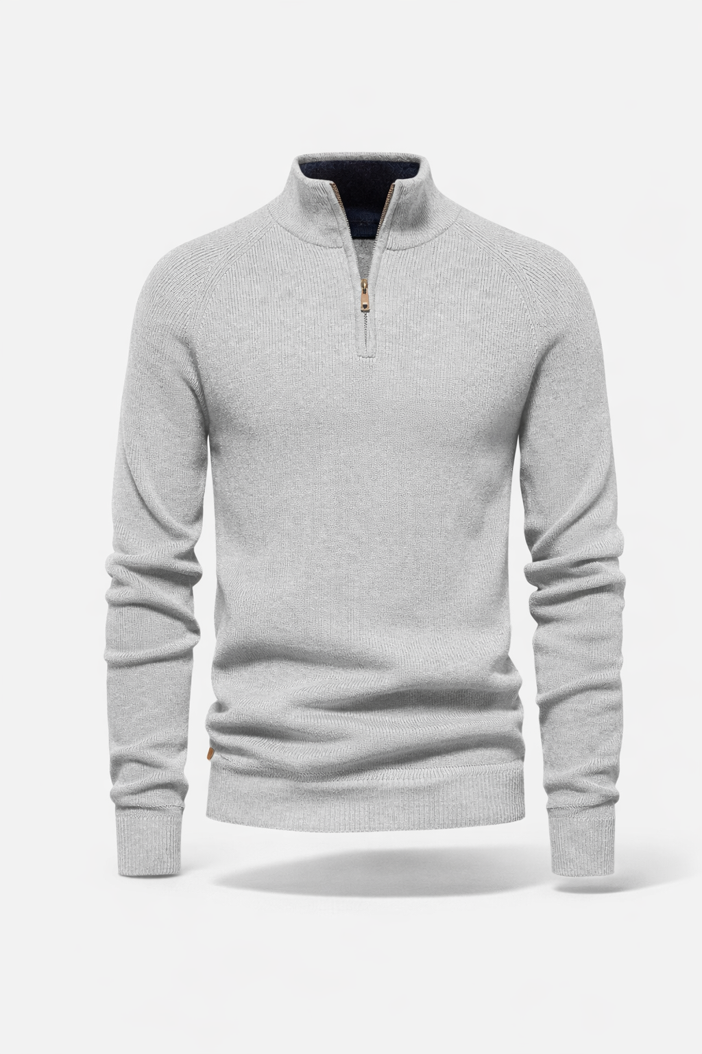 HALBZIP-STRICKPULLOVER