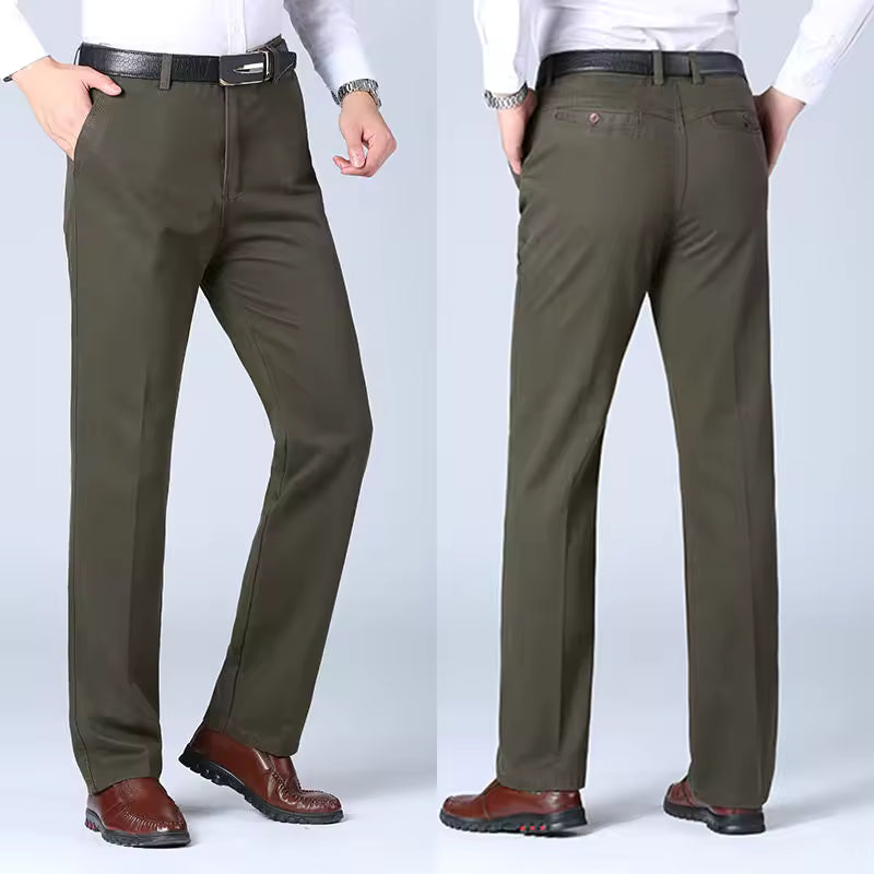 Modern Slim Fit Business Casual Pants