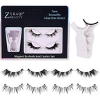 Natural Look in Seconds: Quick and Easy Installation with Reusable Magnetic False Eyelashes