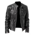 Urban Slim Fit Leather Motorcycle Jacket