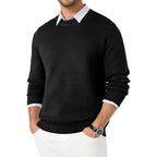 Classic Black Lightweight Pullover for Men