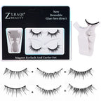Natural Look in Seconds: Quick and Easy Installation with Reusable Magnetic False Eyelashes
