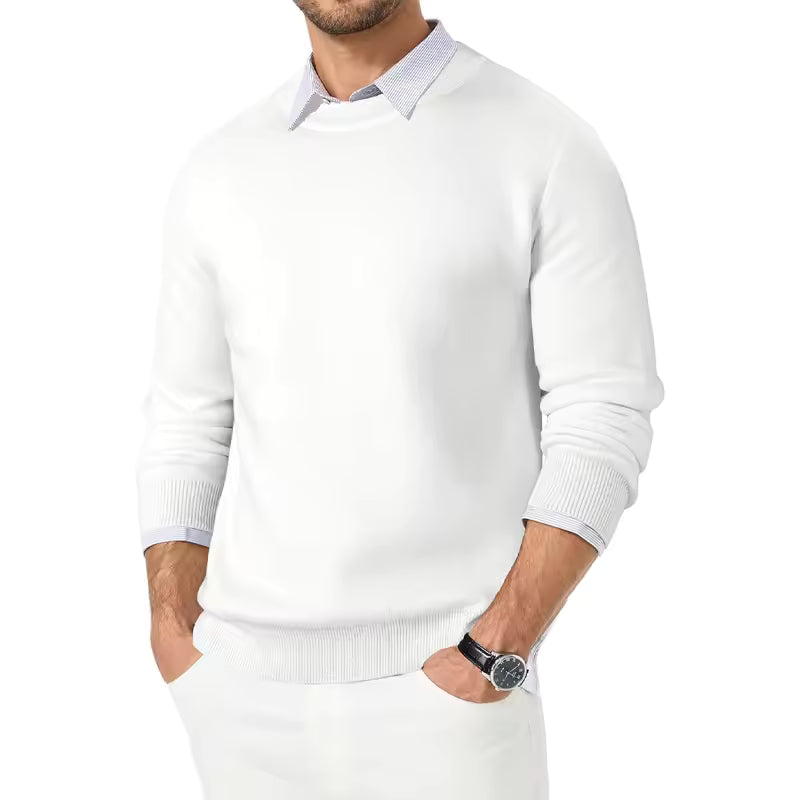 Classic Black Lightweight Pullover for Men