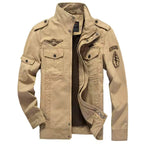 Vintage Inspired Military Combat Jacket for Men