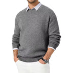 Classic Black Lightweight Pullover for Men