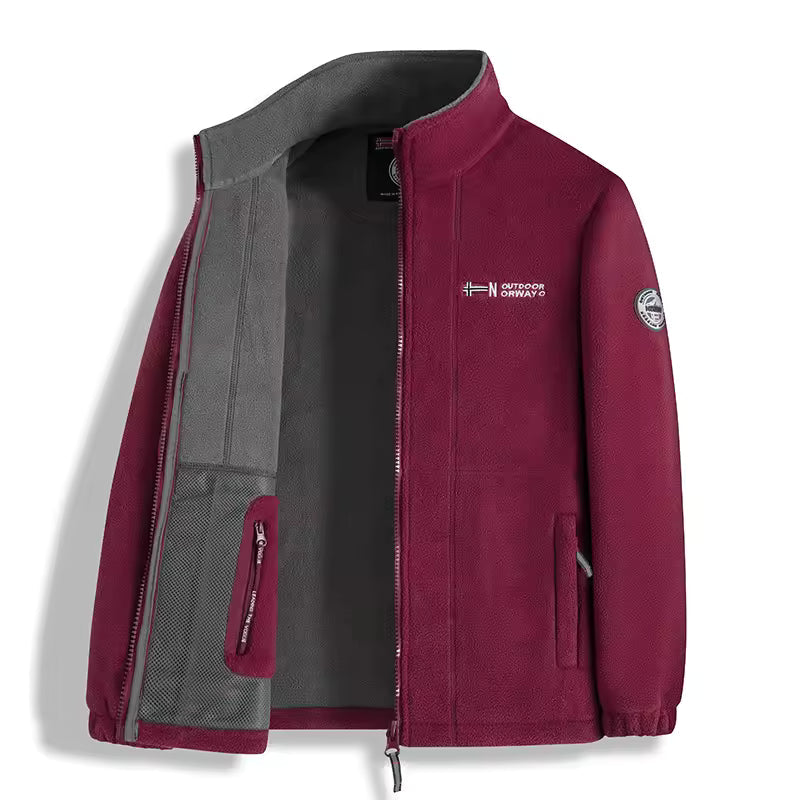 Modern Outdoor Zip-Up Jacket for Men