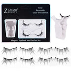 Natural Look in Seconds: Quick and Easy Installation with Reusable Magnetic False Eyelashes