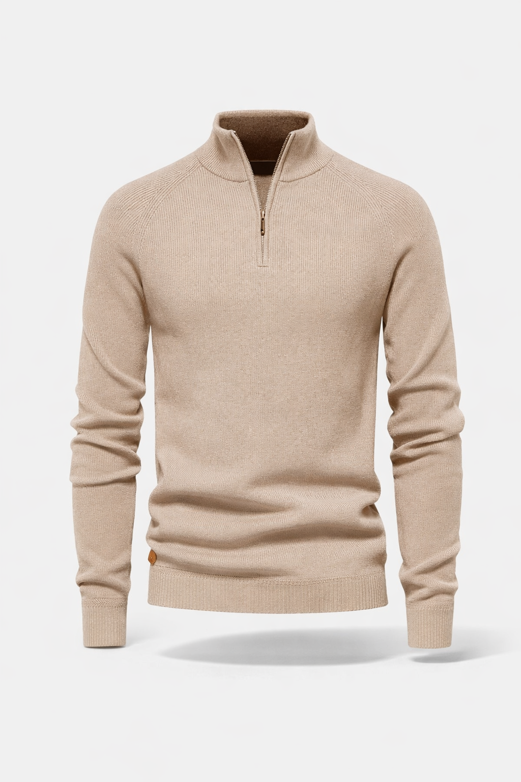 HALBZIP-STRICKPULLOVER