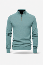 HALBZIP-STRICKPULLOVER